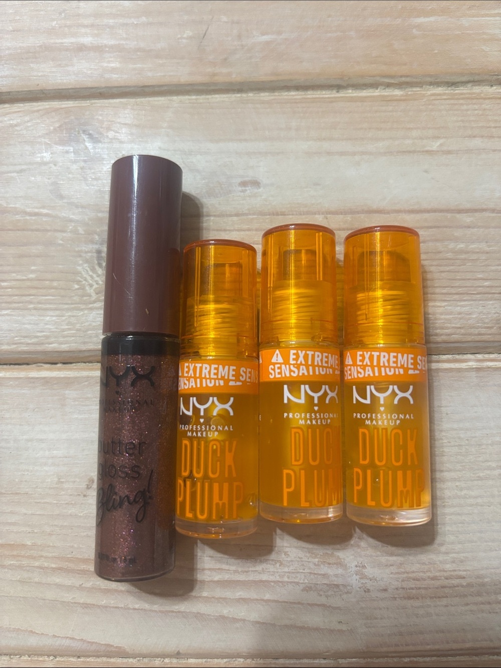 NYX Women Makeup Lip Plumping Gloss Set (414)